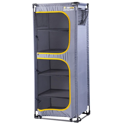 OZtrail 5-Shelf Camping Cupboard Storage 3 OZtrail 5-Shelf Camping Cupboard Storage