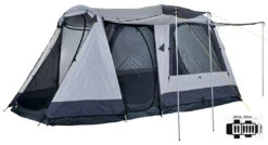 OZTRAIL CHALET 4V DOME FAMILY TENT (SLEEPS 6)