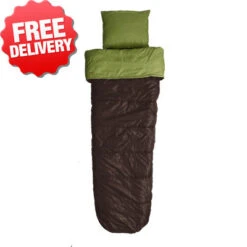 Caribee Cloud +5 Cel. Sleeping Bag + Pillow