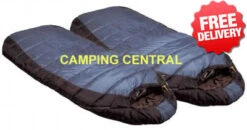 Caribee Tundra Duo -10 Celsius Winter Jumbo Twin Sleeping Bag - 2 Pack