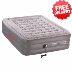 Coleman Quickbed (with 240V Pump) Double Height Air Quick Inflatable Bed Queen