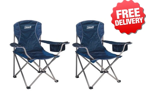 Coleman ISIT™ Quad Folding Portable Camping Picnic Arm Chair X 2 3 Coleman ISIT™ Quad Folding Portable Camping Picnic Arm Chair X 2