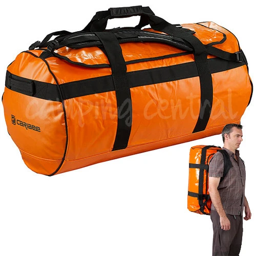 CARIBEE 90L KOKODA WATERPROOF GEAR WET BAG DRY (HI VIS ORANGE) HIGH VISIBILITY 3 CARIBEE 90L KOKODA WATERPROOF GEAR WET BAG DRY (HI VIS ORANGE) HIGH VISIBILITY
