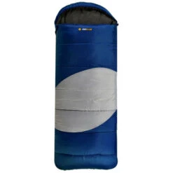 OZtrail Lawson Junior (Blue) Hooded Kids Teens Sleeping Bags (-5cel)