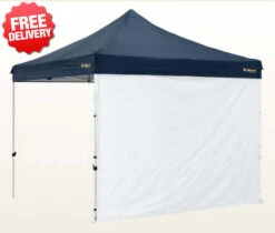 4 X OZtrail Deluxe Gazebo Pavilion Solid Side Wall - 3 Metres