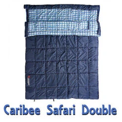 CARIBEE SAFARI DOUBLE (0cel.) SIZE TWO PERSON DUO SLEEPING BAG TWIN