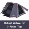 OZTRAIL ACTIVE 3P Dome Hiking 3 Man Person Tent NEW