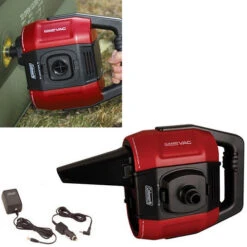 (SALES PROMOTION) COLEMAN CAMPVAC 12 VOLT/240 VOLT RECHARGEABLE AIR BED PUMP VACUUM