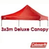 COLEMAN DELUXE 3x3 RED GAZEBO CANOPY ROOF REPLACEMENT COVER TOP FITS 3M OZTRAIL 1 COLEMAN DELUXE 3x3 RED GAZEBO CANOPY ROOF REPLACEMENT COVER TOP FITS 3M OZTRAIL -OZtrail Shop canopyred coleman 14598.1470270587.1280.1280