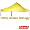 COLEMAN DELUXE 3x3 YELLOW GAZEBO CANOPY ROOF REPLACEMENT COVER TOP FITS 3M OZTRAIL -OZtrail Shop canopyyellow coleman 77009.1470270424.1280.1280