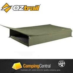 OZtrail Cooper Expedition (Double) Canvas Swag With Mattress