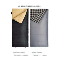 OZTRAIL DROVER (-10cel To +10cel) DOUBLE SIZE TWO PERSON DUO SLEEPING BAG 7 OZTRAIL DROVER (-10cel To +10cel) DOUBLE SIZE TWO PERSON DUO SLEEPING BAG -OZtrail Shop drover4 72138.1623192519.1280.1280