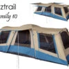 OZTRAIL FAMILY 10 Person (3 ROOM) Dome Family Tent - Sleeps 10 -OZtrail Shop family10 67040.1540430767.1280.1280