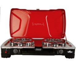 COLEMAN FYRECADET 2 BURNER STOVE COOKER GAS CAMPING HYPERFLAME