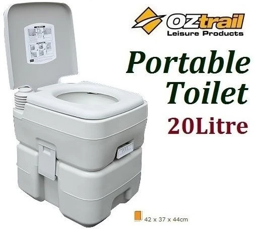 OZTRAIL PORTABLE (20 LITRE) CAMP CAMPING OUTDOOR TOILET POP UP PRIVACY ENSUITE 4 OZTRAIL PORTABLE (20 LITRE) CAMP CAMPING OUTDOOR TOILET POP UP PRIVACY ENSUITE - Image 2