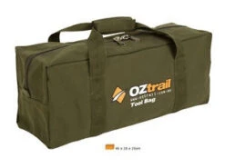 OZTRAIL CANVAS TOOL CARRY BAG (46x18x15cm)