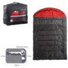 CARIBEE MOONSHINE (0cel.) DOUBLE SIZE TWO PERSON DUO SLEEPING BAG -OZtrail Shop moonnew 83928.1463987607.1280.1280